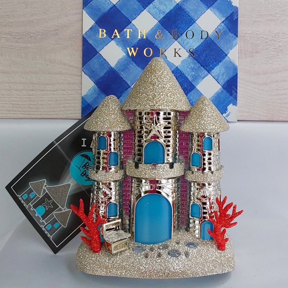BATH & BODY WORKS ILLUMINATING WALLFLOWERS FRAGRANCE PLUG-IN WALL DISPLAY BEACH - Picture 17 of 17